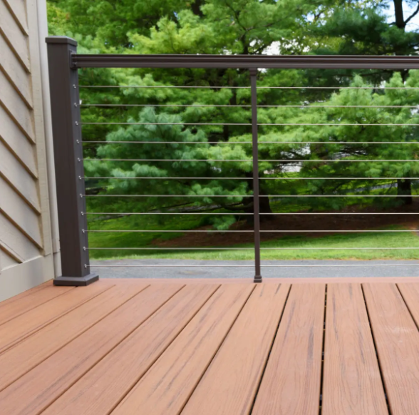 Cost to Build a Deck in Ohio - cable railing